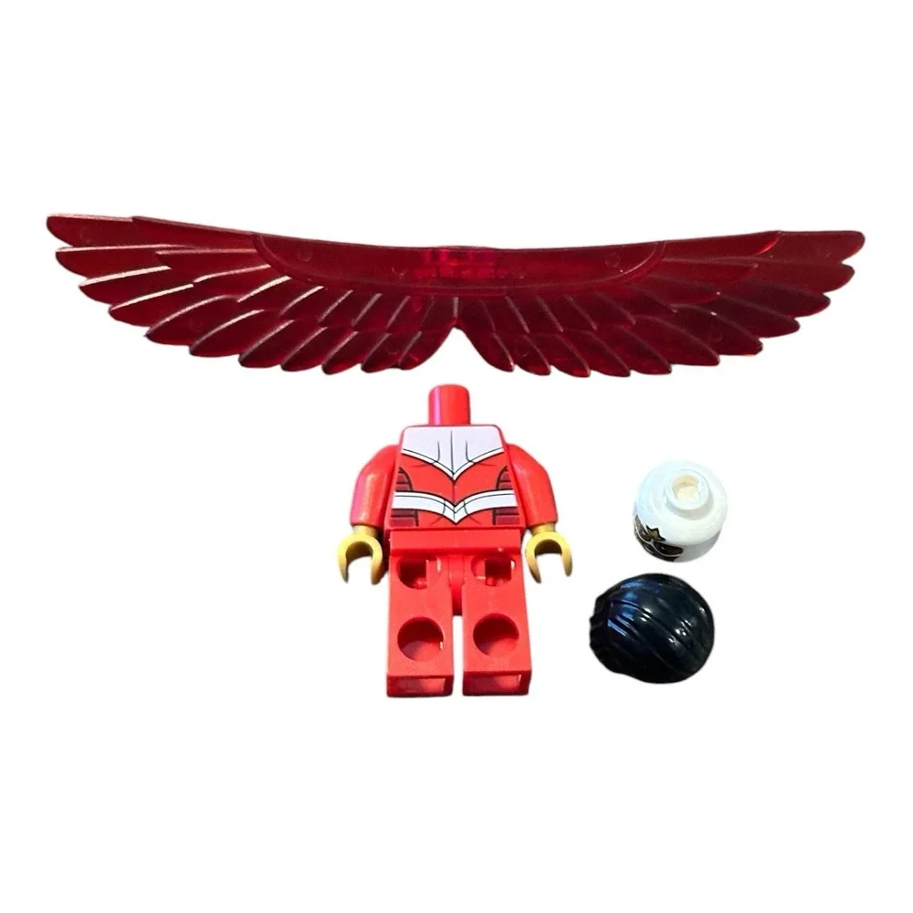 LEGO Falcon Minifigure - Marvel Comics Super Heroes (Joaquin Torres) Red Wings